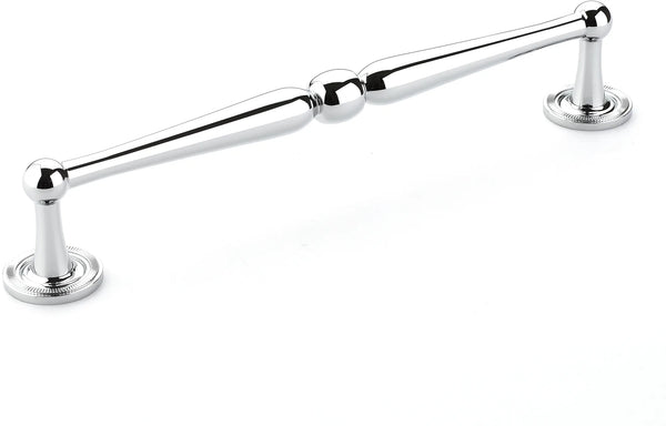Atherton Pull, Knurled Footplates, Polished Chrome, 8'' cc 577-26
