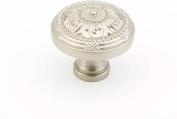 Versailles Knob, Round, Satin Nickel, 1-1/2'' dia 752-15
