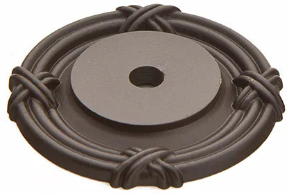 Versailles Backplate for Knob, Oil Rubbed Bronze, 1-1/2'' dia 756-10B