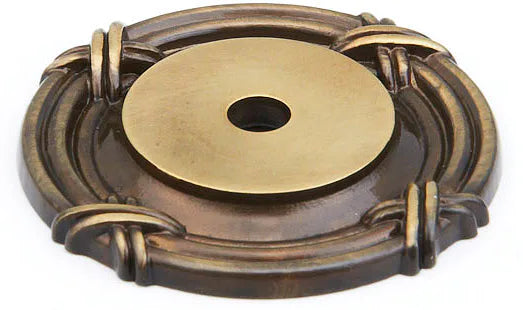 Versailles Backplate for Knob, Antique Light Polish, 1-1/2'' dia 756-ALP