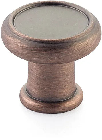 Steamworks Knob, Round, Empire Bronze, 1-1/4'' dia 78-EBZ