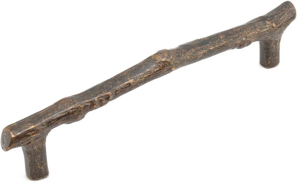 Mountain Pull, Twig, Antique Bronze, 6'' cc 784-AZ