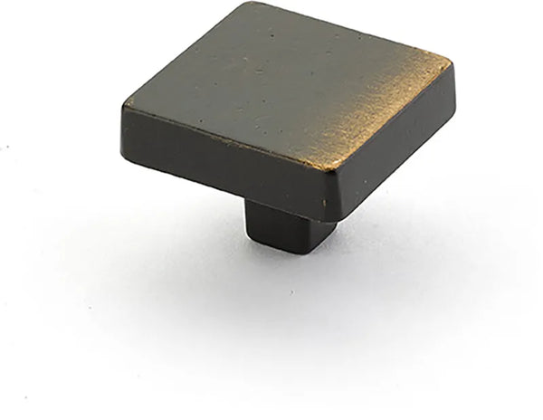 Vinci Knob, Square, Antique Bronze, 1-3/4'' 815-AZ