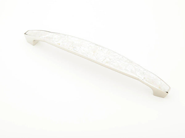 Mother of Pearl Pull, Polished Nickel, 8'' cc 992-8-MOP/PN