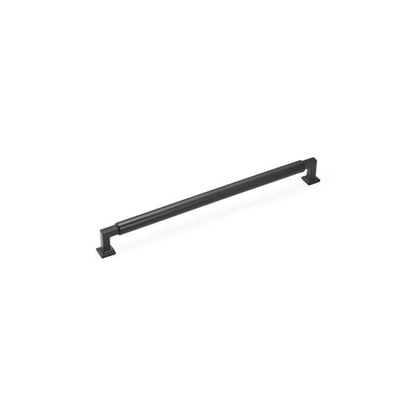 Haniburton Concealed Surface, Appliance Pull, Matte Black, 12'' cc CS482-MB