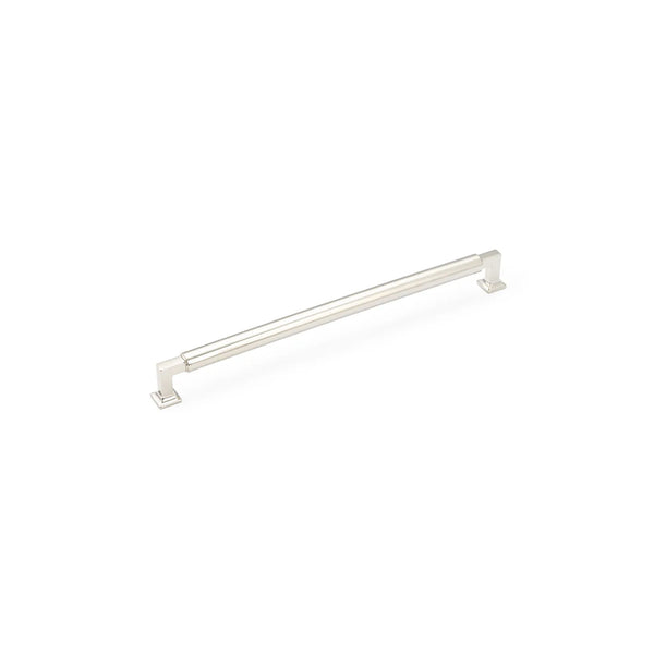 Haniburton Appliance Pull, Polished Nickel, 12'' cc 482-PN