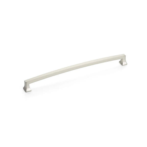 Menlo Park Pull, Arched, Brushed Nickel, 10'' cc 528-BN