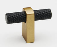 Vita Bella T Knob Knurled Bar A2901-CHP