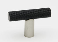 Vita Bella T Knob Knurled Bar A2902-MN/MB