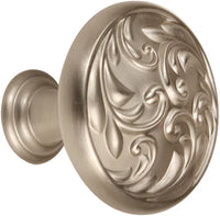 Ornate 1 1/4'' Knob A3651-14-SN