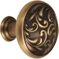 Ornate 1 1/2'' Knob A3651-38-AEM