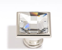 Swarovski Crystal 1 1/4'' Crystal Knob C212-CLR/PN