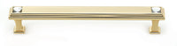 Swarovski Crystal 6'' Crystal Pull C213-6-GLD