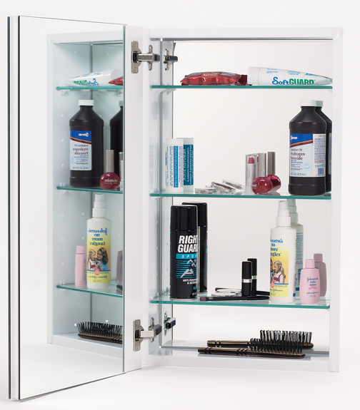2000 Series WHITE CABINET W/POLISHED MC21244-W