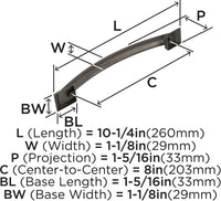 Candler 8'' cc Appliance Pull BP29365
