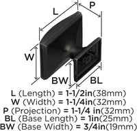 Candler 1-1/2'' Length Cabinet Knob BP29368