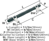 London 5-1/16'' cc Cabinet Pull BP36649
