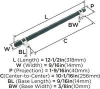 London 10-1/16'' cc Cabinet Pull BP36664