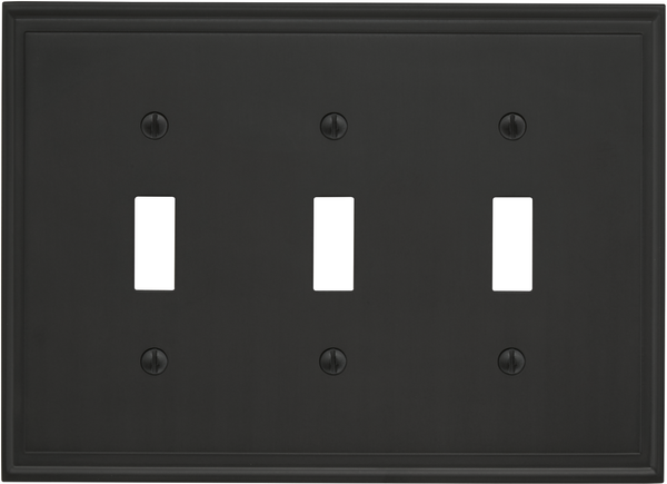Mulholland 3 Toggle Wall Plate BP36516