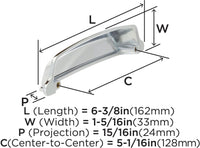 Stature 5-1/16'' cc Cabinet Cup Pull BP22439