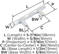 St. Vincent 3'' cc Cabinet Pull BP36646