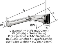 Revitalize Traditional Single Post Toilet Paper Holder BH36031