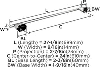 St. Vincent Contemporary 24'' Towel Bar BH36044