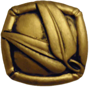 Bamboo Leaf Knob 1808