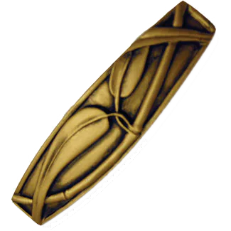 Bamboo Leaf Pull 3''Drill Centers 1809