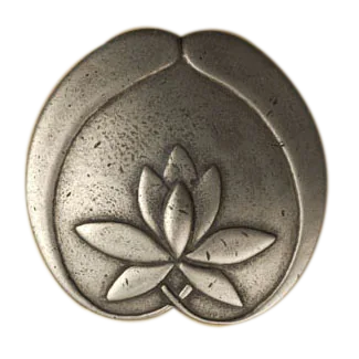 1 3/4'' Asian Lotus Flower Knob 2264