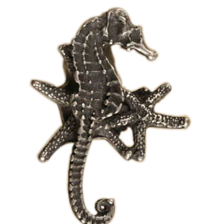 Seahorse/Starfish Cluster Knob 393-1
