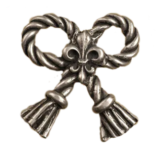Rope & Tassel Bow-Lg Knob 531