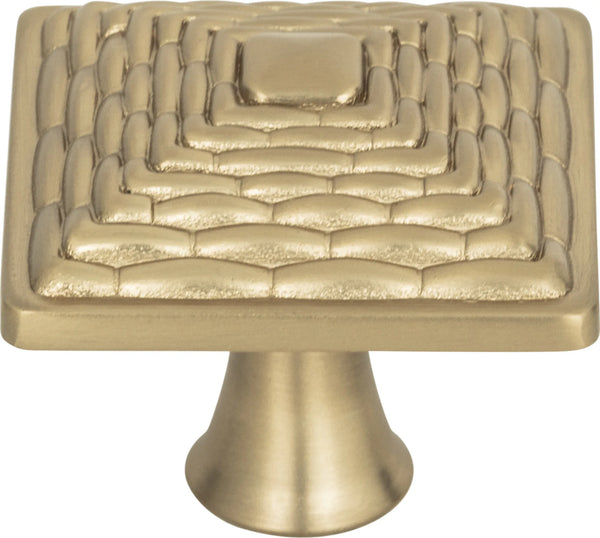 Mandalay Square Knob 1 1/4'' Champagne 237-CM