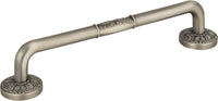Hammered Medallion Pull 5'' cc Pewter 277-P