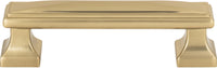 Wadsworth Pull 3 3/4'' cc Warm Brass 372-WB