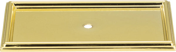 Campaign Rope Backplate 3 11/16'' Polished Brass 379-PB