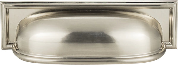 Campaign Rope Cup Pull 3 3/4'' cc Brushed Nickel 383-BRN