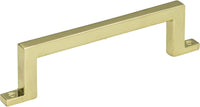 Campaign Bar Pull 3 3/4'' cc Polished Brass 385-PB