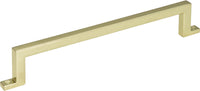 Campaign Bar Pull 6 5/16'' cc Polished Brass 387-PB