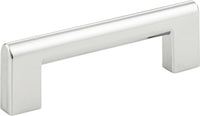 Round Rail Pull 3 3/4'' cc Polished Chrome 438-CH