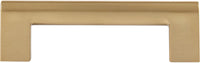 Round Rail Pull 3 3/4'' Warm Brass 438-WB