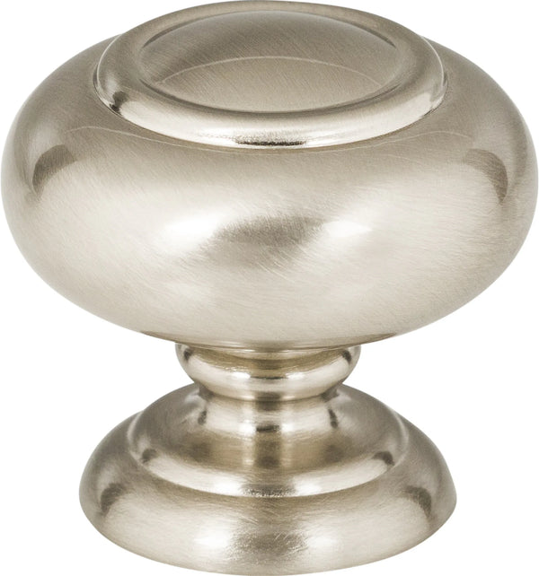 Victoria Knob 1 1/4'' Brushed Satin Nickel A610-BRN
