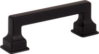 Erika Pull 3'' cc Matte Black A621-BL