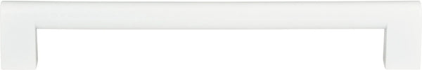 Round Rail Pull 7 9/16'' cc High White Gloss A829-WG
