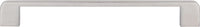 Stainless Clemente Pull 8 13/16'' Brushed Steel A994-SS