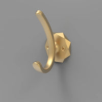 Karat Collection Hook 1-1/4'' cc Brushed Golden Brass Finish H077848BGB