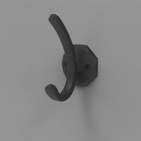 Karat Collection Hook 1-1/4'' cc Matte Black Finish H077848MB