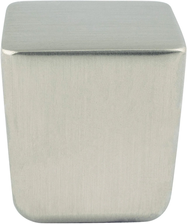 Mini Brushed Nickel Large Square Knob 1330-1BPN-C