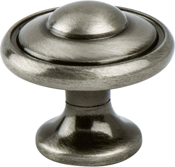 Euro Traditions Brushed Black Nickel Knob 2921-1BBN-P