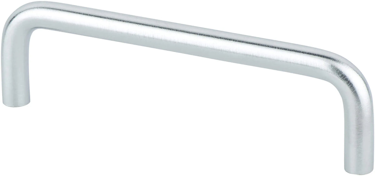 Advantage Wire Pulls 4'' CC Satin Chrome Steel Pull 6130-2SC-P